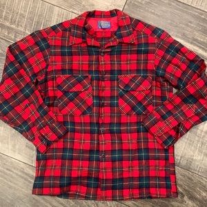 VTG Pendleton Virgin Wool Shirt USA Medium